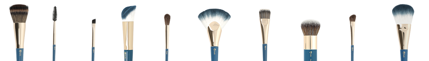 private label makeup brushes supplier - vegan, synthetic fiber